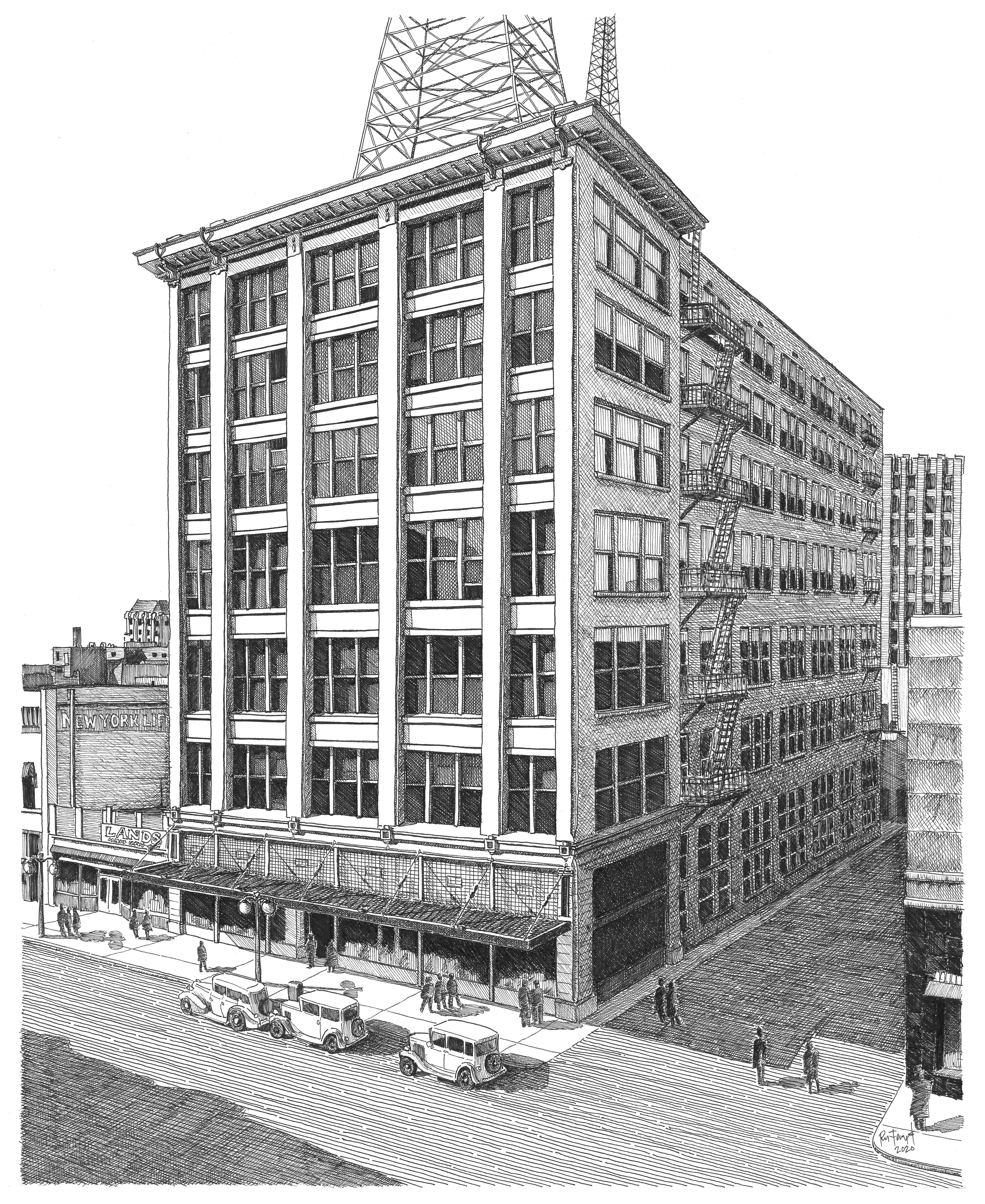 The Historic Heard Building in Downtown Phoenix cira. 1930